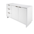 Manhattan Comfort Granville Engineered Wood Sideboard in White
