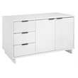 Manhattan Comfort Granville Engineered Wood Sideboard in White