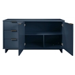 Manhattan Comfort Granville Engineered Wood Sideboard in Midnight Blue