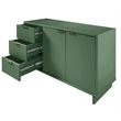 Manhattan Comfort Granville Engineered Wood Sideboard in Sage Green