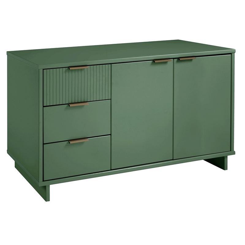Manhattan Comfort Granville Engineered Wood Sideboard in Sage Green