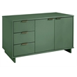 Manhattan Comfort Granville Engineered Wood Sideboard in Sage Green