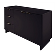 Manhattan Comfort Granville Engineered Wood Sideboard in Black