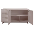 Manhattan Comfort Granville Engineered Wood Sideboard in Light Gray