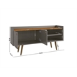 Manhattan Comfort Bogart Wood TV Stand for TVs up to 50