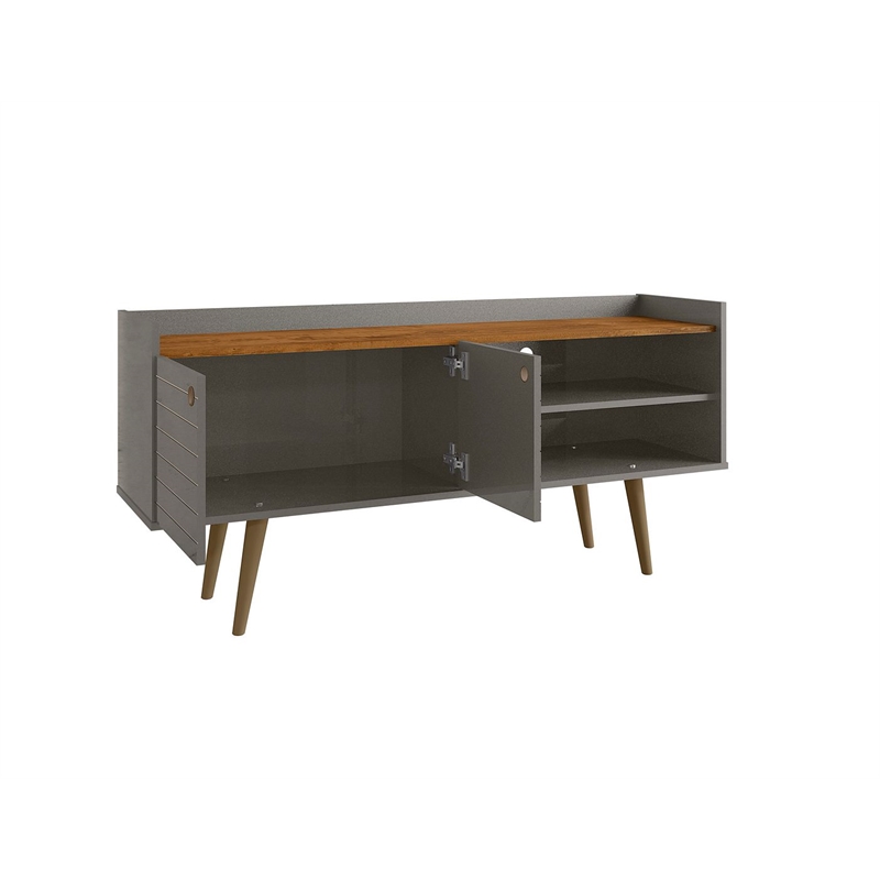 Manhattan Comfort Bogart Wood TV Stand for TVs up to 50