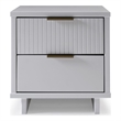 Manhattan Comfort Granville Engineered Wood Nightstand 2.0 in White