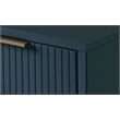 Manhattan Comfort Granville Engineered Wood Nightstand 2.0 in Midnight Blue