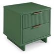 Manhattan Comfort Granville Engineered Wood Nightstand 2.0 in Sage Green