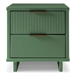 Manhattan Comfort Granville Engineered Wood Nightstand 2.0 in Sage Green