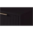 Manhattan Comfort Granville Engineered Wood Nightstand 2.0 in Black
