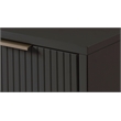 Manhattan Comfort Granville Engineered Wood Nightstand 2.0 in Dark Gray