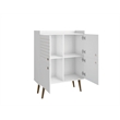 Manhattan Comfort Bogart Engineered Wood Accent Cabinet in White