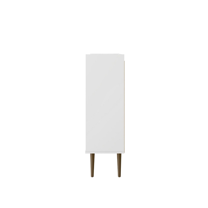 Manhattan Comfort Bogart Engineered Wood Accent Cabinet in White