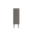 Manhattan Comfort Bogart Engineered Wood Accent Cabinet in Gray