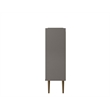 Manhattan Comfort Bogart Engineered Wood Accent Cabinet in Gray