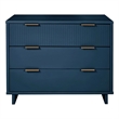 Manhattan Comfort Granville Standard Dresser in Midnight Blue