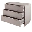 Manhattan Comfort Granville Standard Engineered Wood Dresser in Light Gray