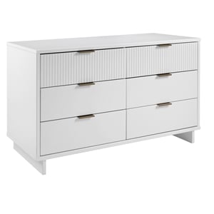 Manhattan Comfort Granville Engineered Wood Double Dresser in White