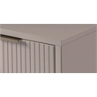 Manhattan Comfort Granville Engineered Wood Nightstand 2.0 in Light Gray