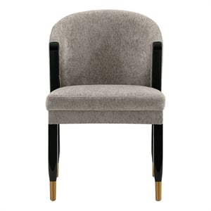 Manhattan Comfort Ola Dining Chair with Solid Wood Frame in Stone