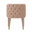 Manhattan Comfort Maya Dining Chair with Solid Wood Frame in Cream