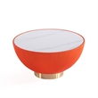 Anderson Coffee Table and End Table 2.0 with Steel Frame in Orange - Set of 2