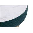 Anderson Coffee Table & End Table 1.0 with Steel Frame in Green - Set of 2