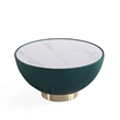 Anderson Coffee Table & End Table 1.0 with Steel Frame in Green - Set of 2