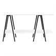 Manhattan Comfort Celine Side Table Console from Engineered Wood in White