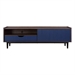 Dark Brown and Navy Blue