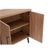 Manhattan Comfort Jodie Accent Cabinet made from Engineered Wood in Maple