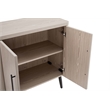 Manhattan Comfort Jodie Accent Cabinet made from Engineered Wood in Light Oak