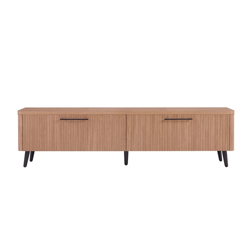 Manhattan Comfort Jodie TV Stand made from Engineered Wood in Maple