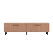 Manhattan Comfort Jodie TV Stand made from Engineered Wood in Maple