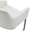 Manhattan Comfort Serena Dining Armchair with Steel Frame in Cream