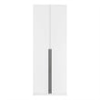 Manhattan Comfort Lee Wardrobe Closet 2.0 from Engineered Wood in White