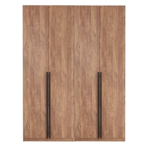 Lee 2-Piece Module Wardrobe 2.0 & 3.0 Closet made from Engineered Wood in Brown