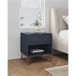 Manhattan Comfort DUMBO 1.0 Nightstand made from Engineered Wood - Midnight Blue