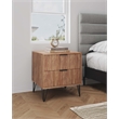 Manhattan Comfort DUMBO 2.0 Nightstand made from Engineered Wood - Golden Brown
