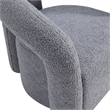 Manhattan Comfort Darian Solid Wood Frame Accent Chair in Gray