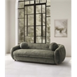 Manhattan Comfort Tribeca Sofa with Solid Wood Frame in Olive Green