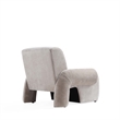 Manhattan Comfort Verandah Accent Chair with Solid Wood Frame in Beige