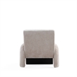 Manhattan Comfort Verandah Accent Chair with Solid Wood Frame in Beige