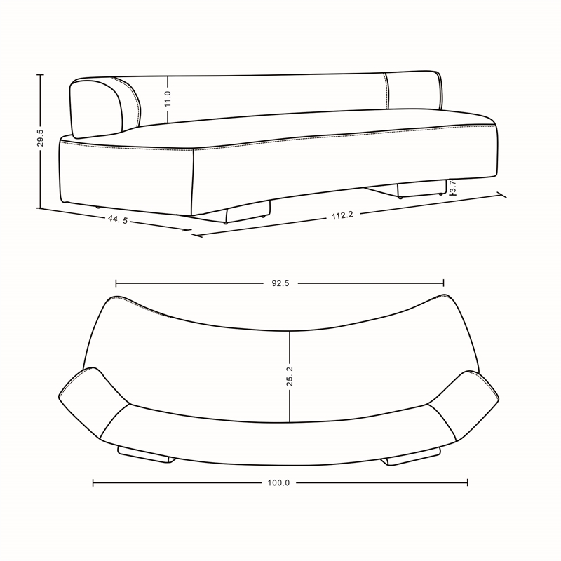 3-Piece Verandah 90.6