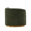 Manhattan Comfort Daria Sofa with Solid Wood Frame in Olive Green