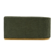 Manhattan Comfort Daria Sofa with Solid Wood Frame in Olive Green