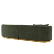 Manhattan Comfort Daria Sofa with Solid Wood Frame in Olive Green