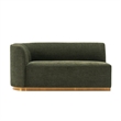 Manhattan Comfort Daria Sofa with Solid Wood Frame in Olive Green