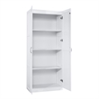 Manhattan Comfort Hopkins Storage Closet 3.0 from Engineered Wood in White
